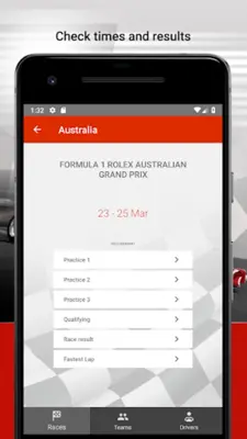 Formula 2023 Calendar android App screenshot 9