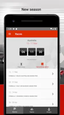 Formula 2023 Calendar android App screenshot 12