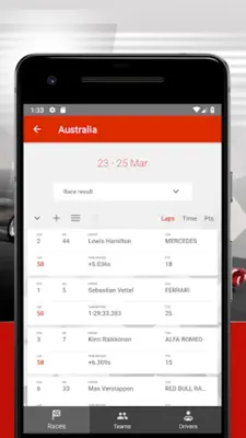 Formula 2023 Calendar android App screenshot 7